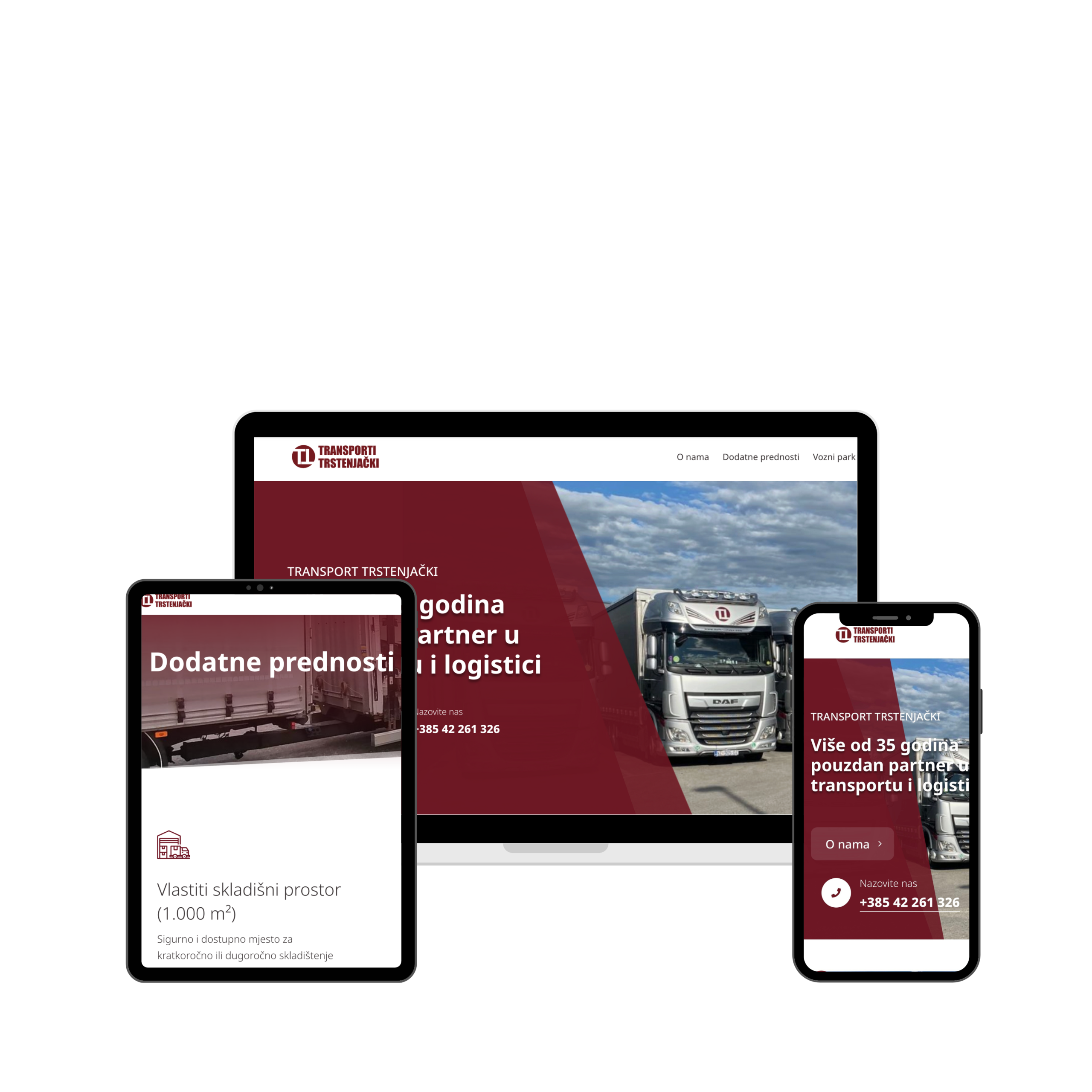 Transporti izrada weba