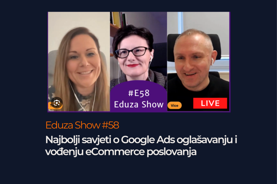 Tanja Šincek i Vice Božić u Eduza Showu: Kako pripremiti webshop za rast?